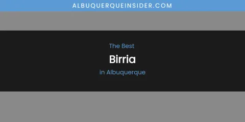 The Absolute Best Birria in Albuquerque