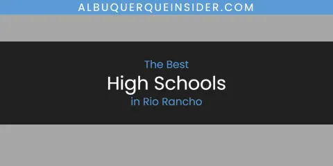 Rio Rancho's Best High Schools